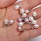 10 Pcs Natural Pearl Pendants - Rice Shape Cultured Freshwater Mixed Color Pearl Bead Pendant Charms for Jewelry Making